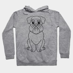 Minimalist Brussels Griffon Hoodie